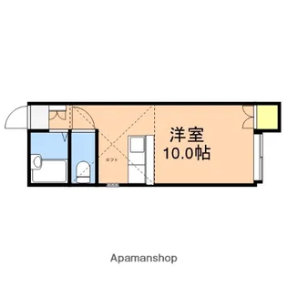 アパートメント・エコルセA【101号室】の間取り