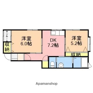 ワンDAハウス【1階】の間取り
