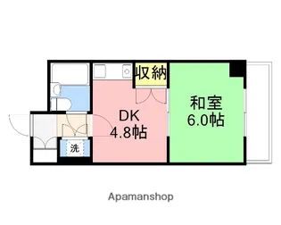 ダイアパレス青山【3階】の間取り