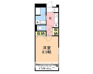 ボヌール文京【1階】の間取り