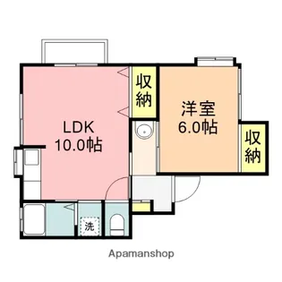 メゾンテラオ【2階】の間取り