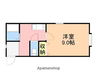 ヒルズスキャット【2階】の間取り