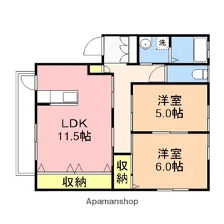 プリムローズ【2階】の間取り