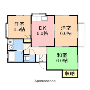 ルネス坂井【A-2-2号室】の間取り