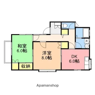 梨本ハイランド【C102号室】の間取り