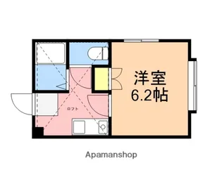 アップルハウス寺尾Ⅰ【201号室】の間取り