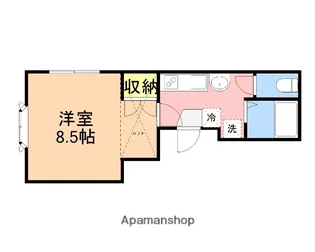 アインハイム【203号室】の間取り