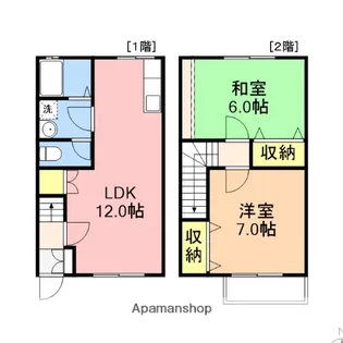 ベラM&M C棟【C-3号室】の間取り