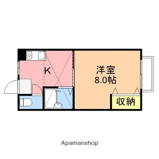 プログレス寺尾【203号室】の間取り