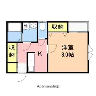 ロイヤルコート浜松町【1階】の間取り