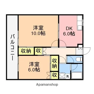センチュリースプリングA【103号室】の間取り