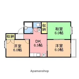 コースト青山【202号室】の間取り