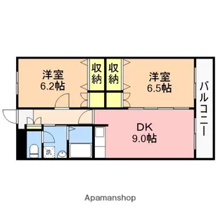 T&K寺尾前通【205号室】の間取り