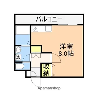 ピュアみやび3番館【4階】の間取り