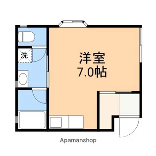 シティヒルズ昭和町【103号室】の間取り