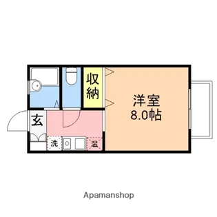 プレ・コート上新栄町【102号室】の間取り