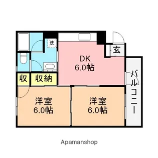 リバティープラザ小針が丘【2階】の間取り