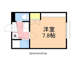 アップフロント坂井東Ⅰ【203号室】の間取り