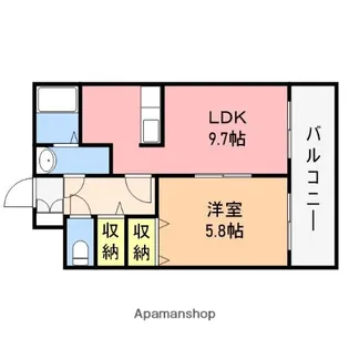 アビタシオン【1階】の間取り