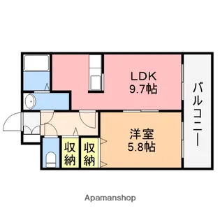 アビタシオン【2階】の間取り