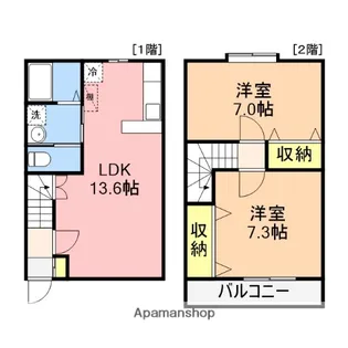 シュトラーセ割前【1階】の間取り