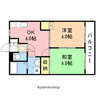 ウィンベル【3階】の間取り