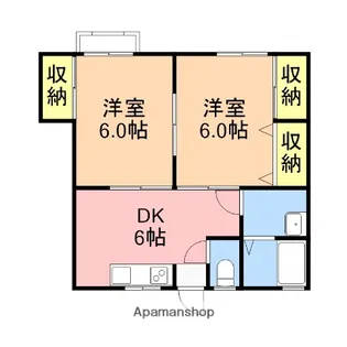 スプリングハイツ【2階】の間取り