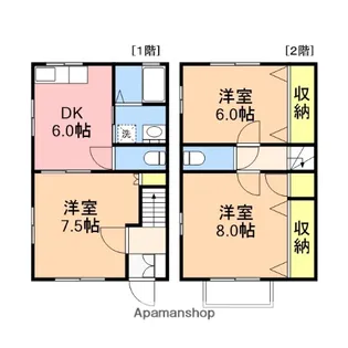 ハイエストヒル寺尾【1階】の間取り