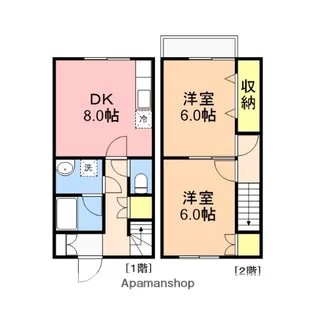 ジョイプレイス黒埼Ⅰ【C号室】の間取り