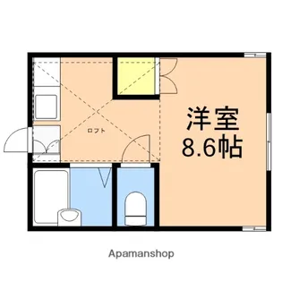 アントワープ坂井【2階】の間取り
