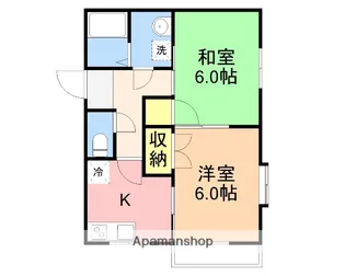 ピュア東青山【1階】の間取り