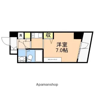 新潟ダイカンプラザ遊学館【311号室】の間取り