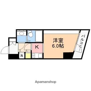 新潟ダイカンプラザ遊学館【912号室】の間取り