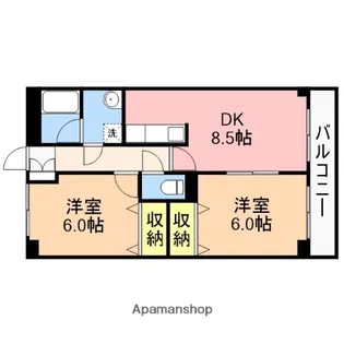 セレッソ真砂【2階】の間取り
