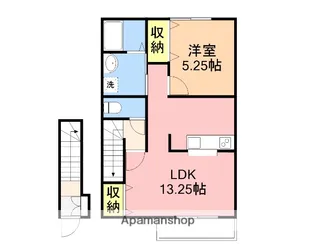 ロサ ブランカ【2階】の間取り