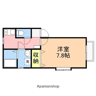 1Kの間取り画像
