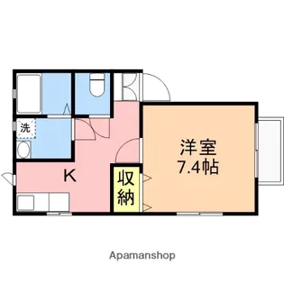 ショコア小新【103号室】の間取り