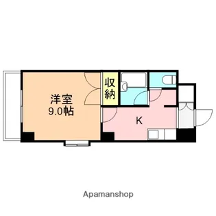 リバティプラザ東堀Ⅱ【601号室】の間取り