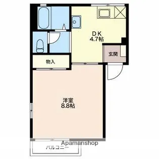 リバティハイツⅠ【1階】の間取り