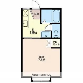 コーポ小針【3階】の間取り