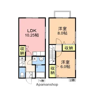 ベル・パエーゼ【G号室】の間取り