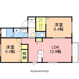 タウンときめき【1階】の間取り