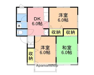 サン・アルルC棟【2階】の間取り