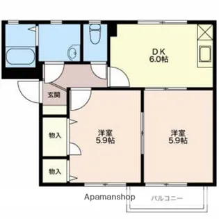 ピリカ【2階】の間取り