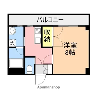 セントラルコート上大川前【2階】の間取り