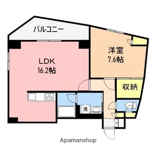 ホポロ古町【7階】の間取り