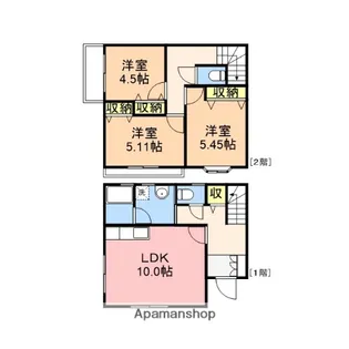 グランセ堀割【B号室】の間取り