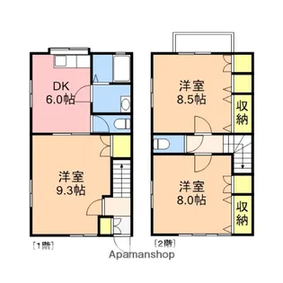 アトラクティブシェルター【1号室】の間取り
