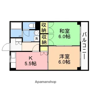 2Kの間取り画像