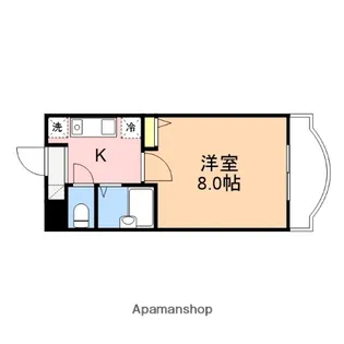 LILY−BE関屋恵町A【303号室】の間取り